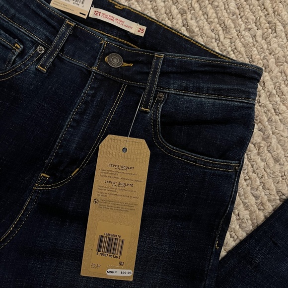 LEVIS brand new high-rise skinny jeans 721 - Picture 2 of 6